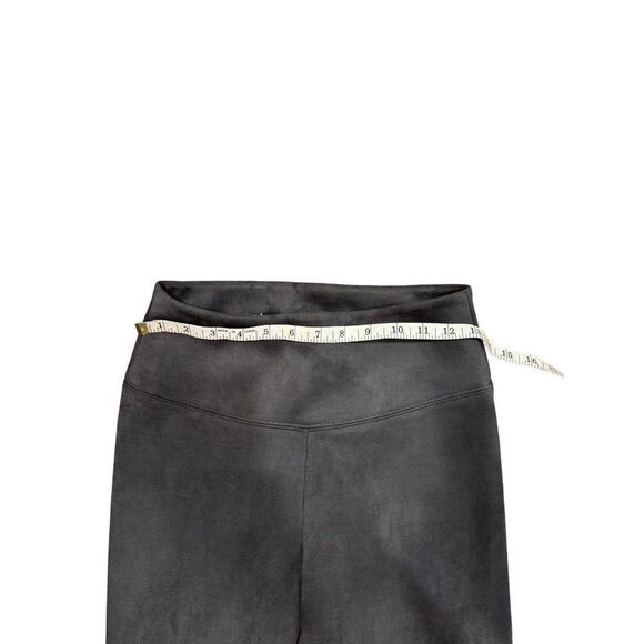 WHBM The Runway Legging Vegan Suede Gray Size 4 - Picture 3 of 7